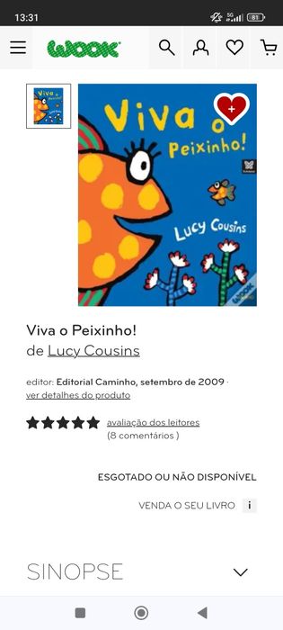 Procuro livro viva o peixinho