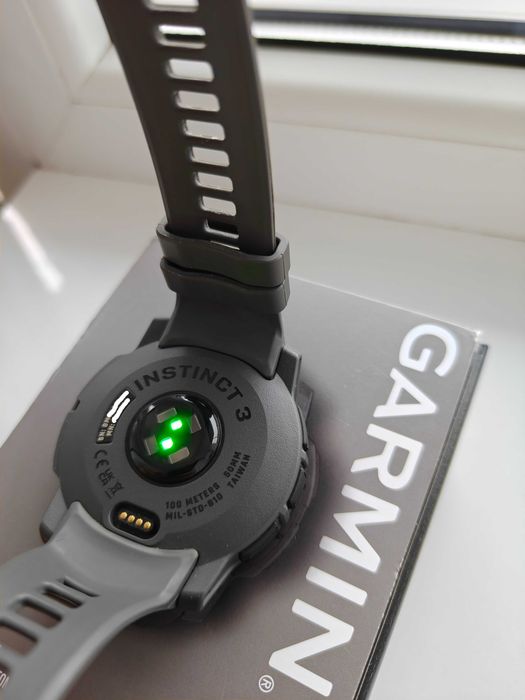 Годинник Garmin Instinct 3 50mm Solar Charcoal
