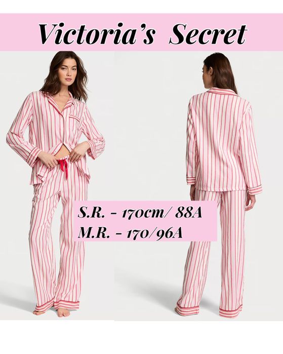 Піжама фланель модал сатин Victoria’sSecret подарунок свята різдво нг