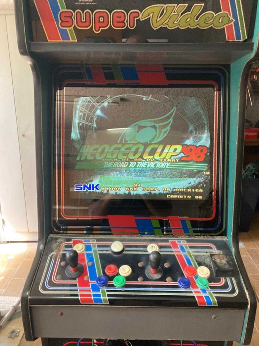 Slot SNK MVS Neo Geo p/ 4 Cartuchos
