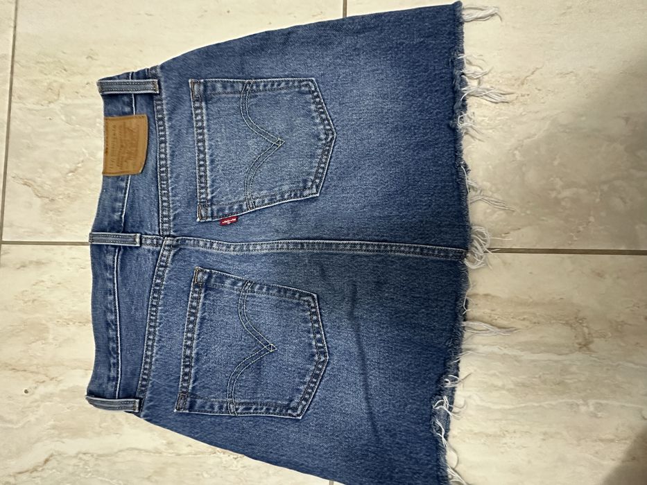 Джинсова спідниця levis 26 розмір левіс міні оргінал преміум