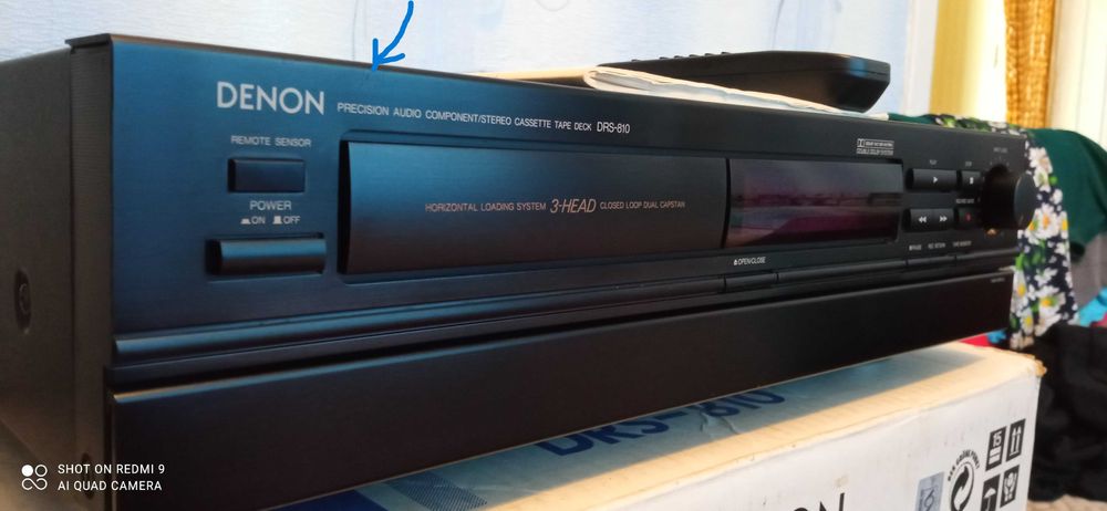 Кассетная дека DENON DRS-810 (Комплект: Дека,  Коробка, Пульт, Мануал)
