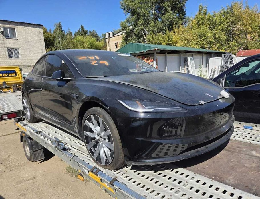 Разборка Tesla model 3 highland тесла рестайл Бампер капот фара крыло