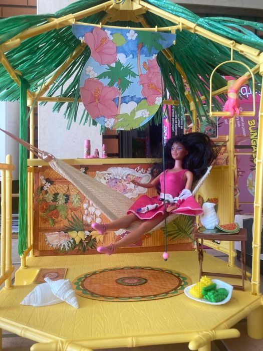 Barbie bungalow na caixa