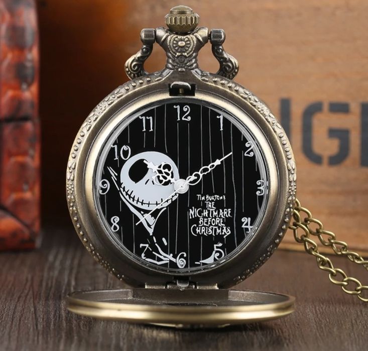 Relógio de bolso Anime Sally Jack Skellington - Ctt Grátis 48 Horas