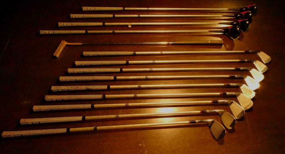 Tacos de Golfe Vintage | Marca "Spalding" | Modelo: "Executive"