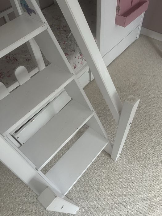 Łóżko pietrowe, domek, dla dziewczynki