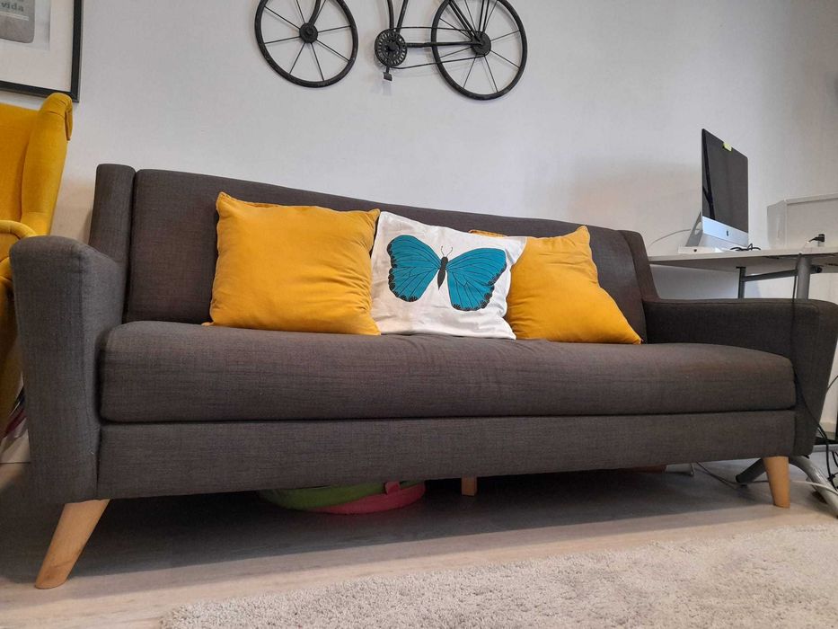 Sofá com linhas moderno