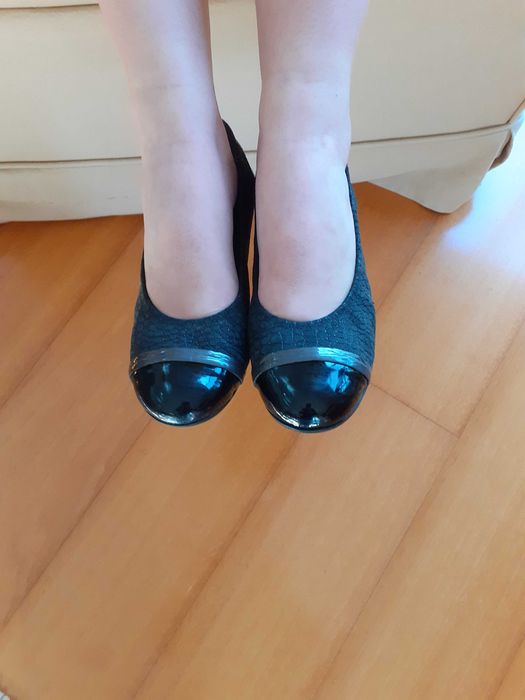 Sabrinas pretas e cinzentas, quase novas (marca Sabrina) - 38