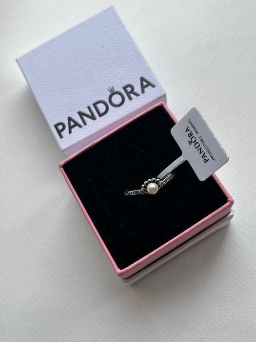 Каблучка Пандора Pandora з перлиною Русалонька