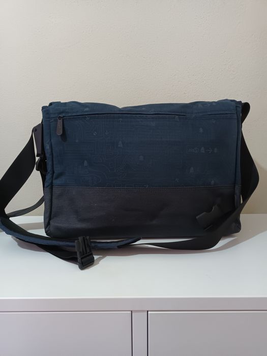 Mala grande a tiracolo para computador portátil