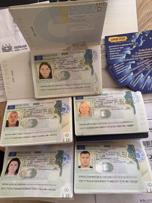 Польська робоча віза, віза без присутності, віза під ключ від