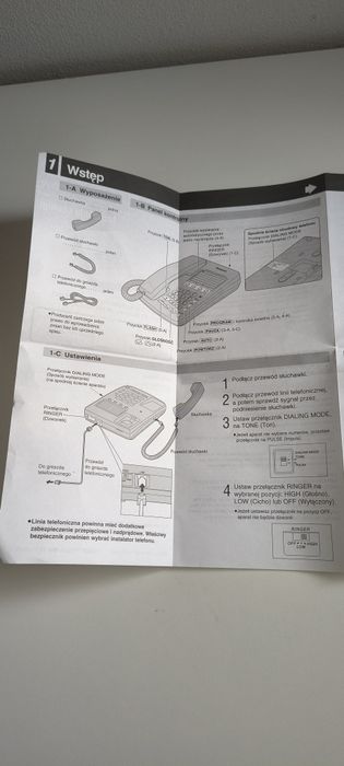 Telefon stacjonarny Panasonic