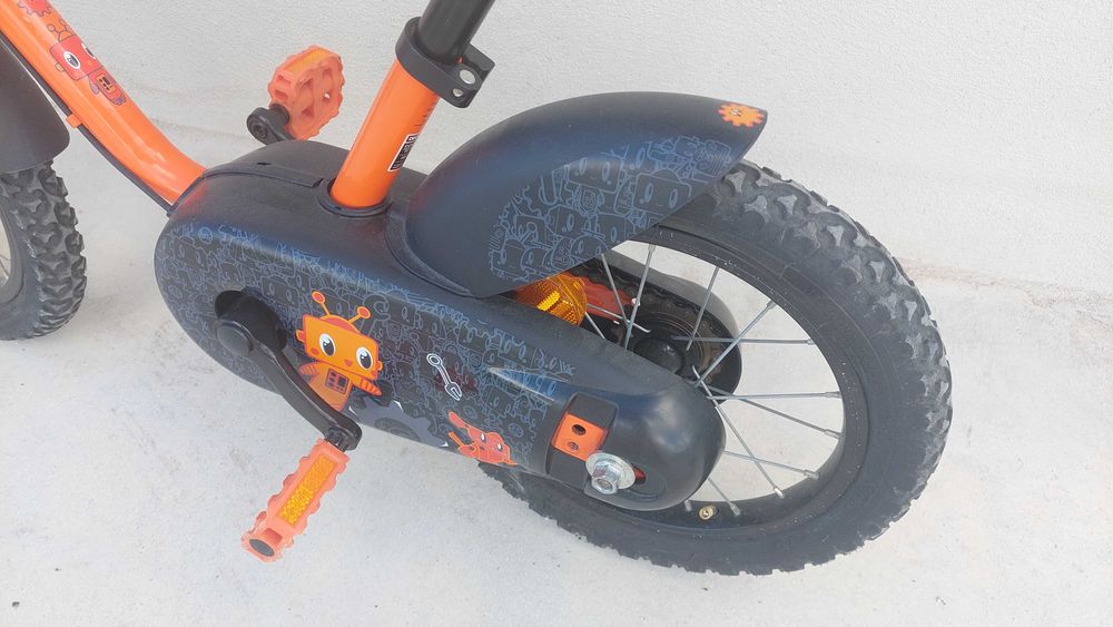 Bicicleta Infantil B'Twin 14" Laranja