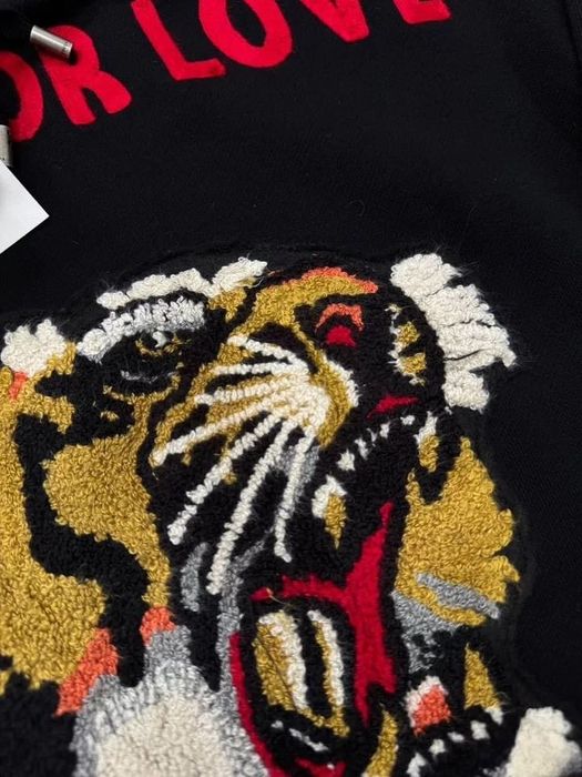 Худи Gucci Blind For Love с тигром | opium drip