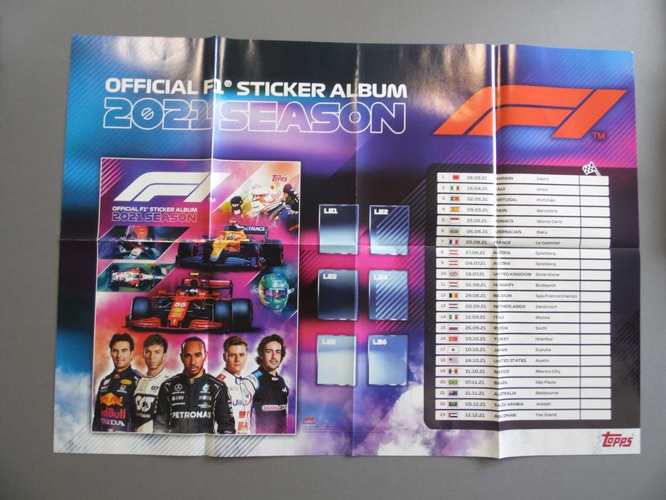 Coleção Completa Topps F1 2021