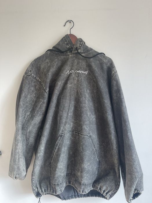 【IONSEOUL】Stone Temple Washed Sweatshirt 4JH486 Sortcompany Washed Hoodie Gray Warszawa Śródmieście • OLX.pl