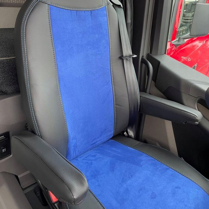 Pokrowce na fotele do Citroen Jumpy 8 os. Welur Szyte ręcznie na miarę