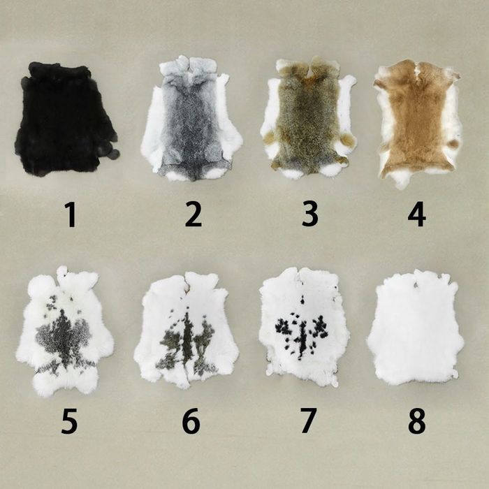 Skóra królik, skóry królicze, futro z królika, Skóry z królika