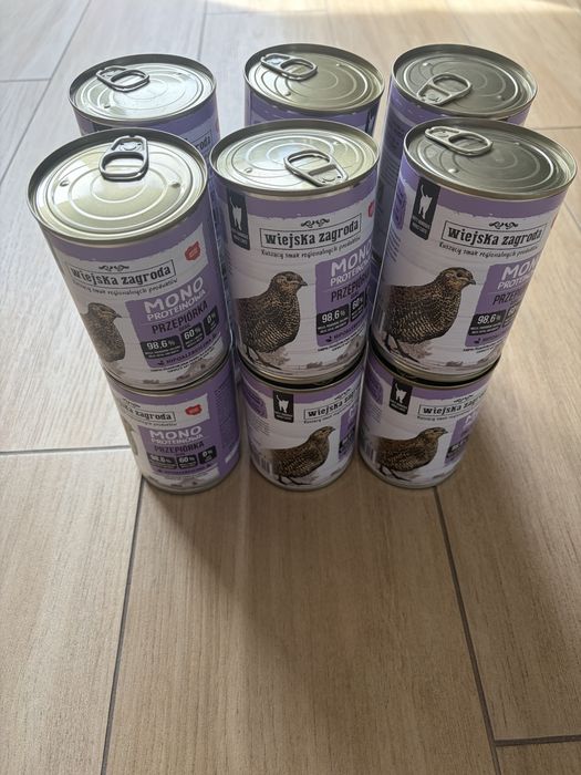 Karma monoproteinowa przepiorka 12x400g Wiejska Zagroda