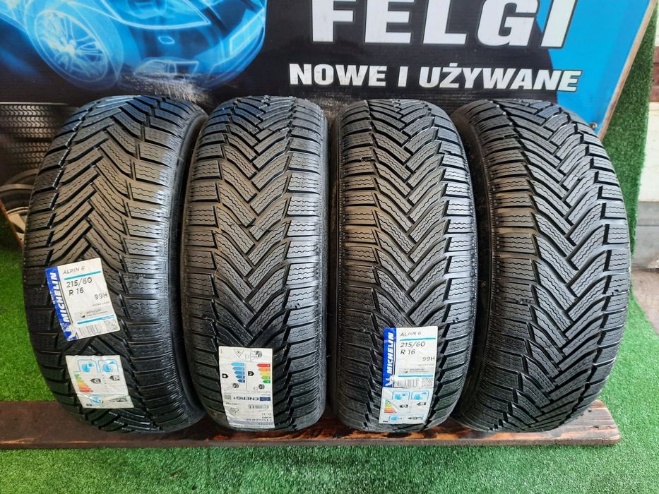 Opony zimowe 215/60/16 Michelin Alpin 6 Komplet Nowe
