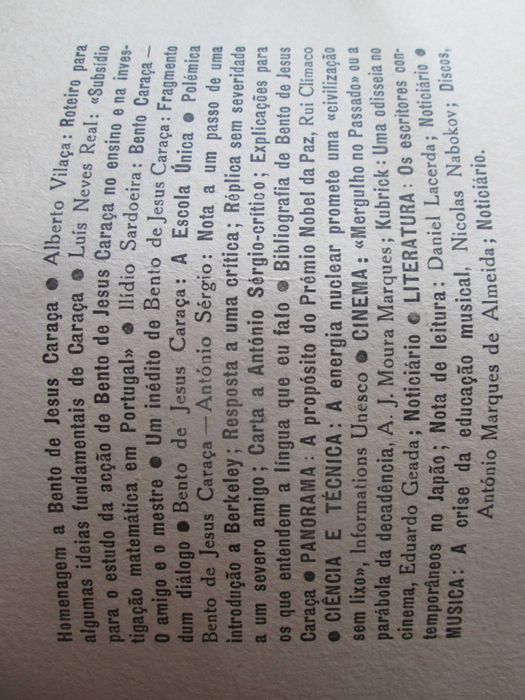 Vértice dedicada a Bento de Jesus Caraça