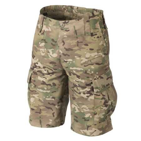 Szorty Bojówki Wojskowe Helikon CPU PoliCotton Ripstop Camo Grom S pas80