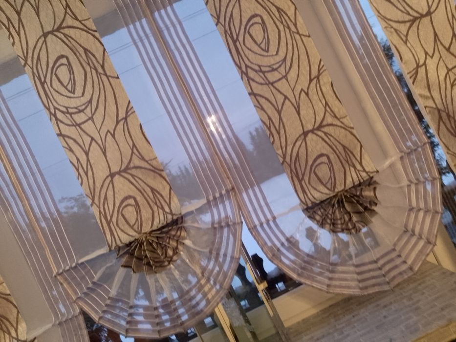 Firanki panele kpl balkon