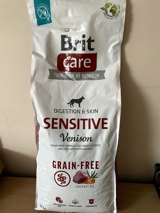 Brit Care Sensitive Venison 12 кг оленина корм сухий