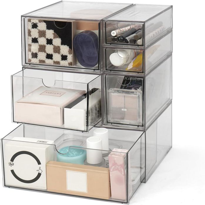 Organizer z 6 szufladami 23 × 16,5 × 28,5 cm