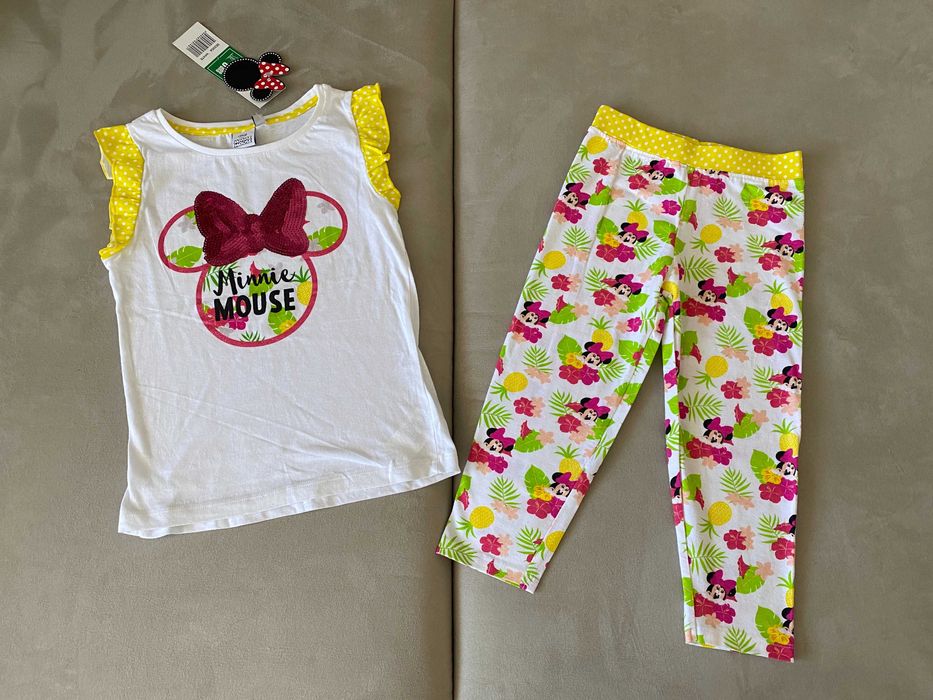 НОВИЙ Костюм Футболка і Легінси Disney Minnie Mouse
