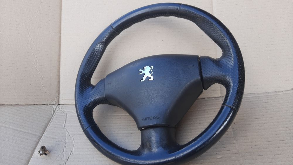 Kierownica skórzana skóra wentylowana Peugeot 206 FL lift