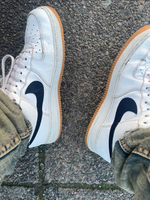 Nike air force 1 бело-черные