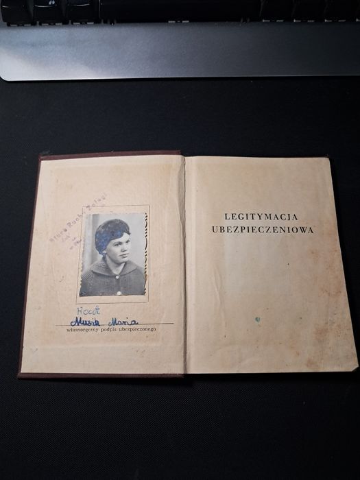 Legitymacja ubezpieczeniowa 1962