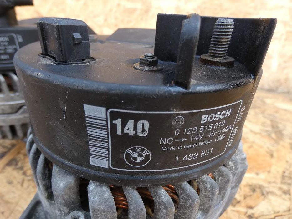 bmw e31 e38 e39 540i 535i m62 v8 alternator bosch 140a 1432831 0123510