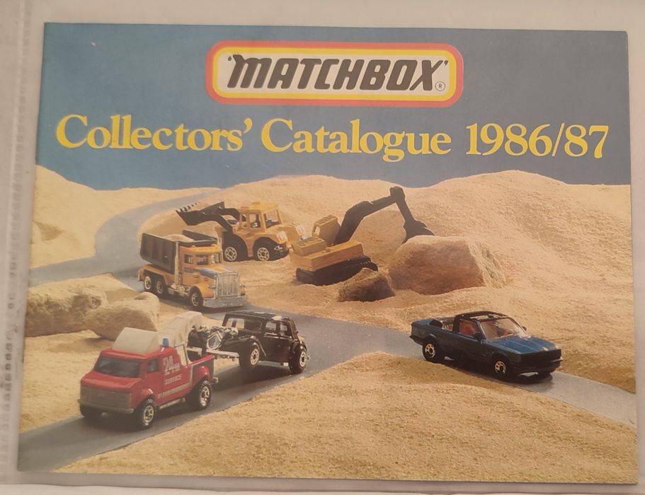 Lote catálogos Matchbox de 1983 a 1989