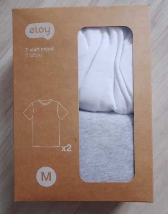 T-shirt męski M 2 sztuki - nowe