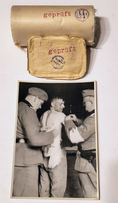 Militaria de Trincheira Waffen SS serviços de saúde