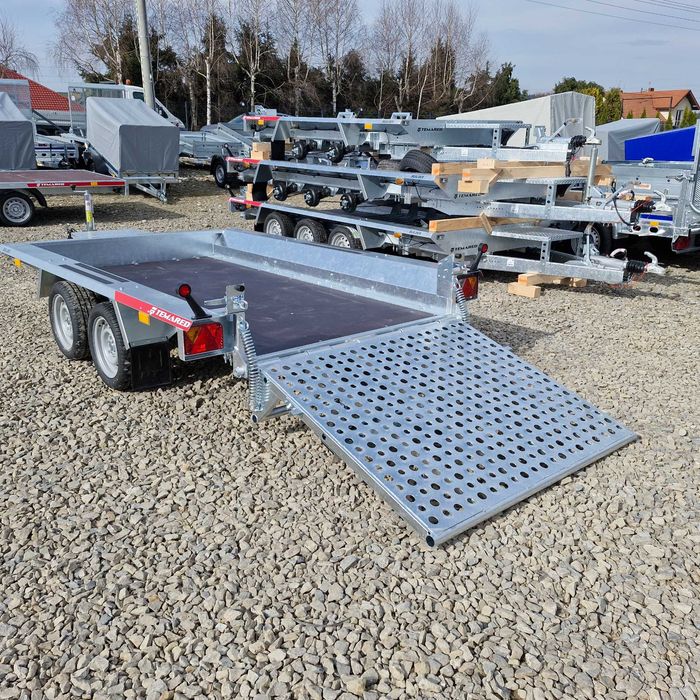 Przyczepa TEMARED BUILDER 3 3518/2 do przewozu koparki pod minikoparkę