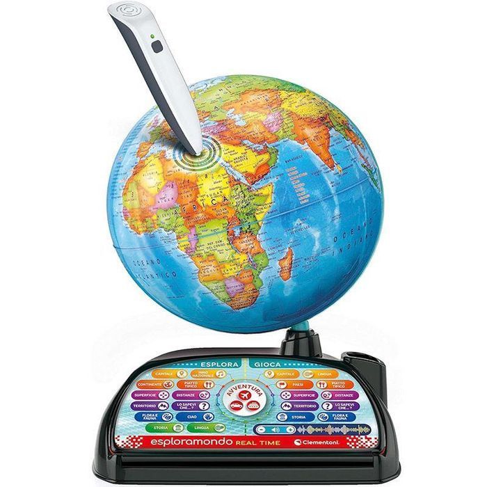 Clementoni Interaktywny Globus Eduglobus Exploreglobe Real Time 50848