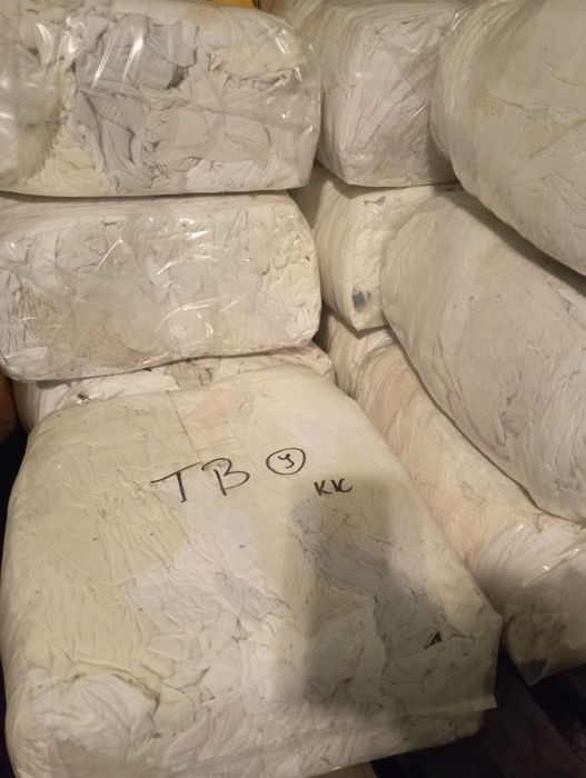 Czyściwo bawełniane kolor i białe