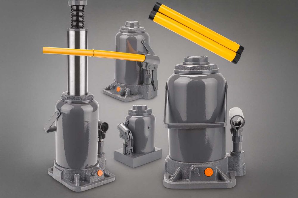 Podnośnik Samochodowy 20T Hydrauliczny Słupkowy Butelkowy Lewarek