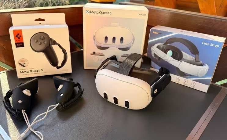 Meta Quest 3 (512 GB) + pakiet akcesoriów – doskonały stan