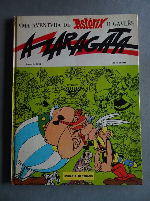 Livro Bertrand - Astérix - A Zaragata (capa dura)