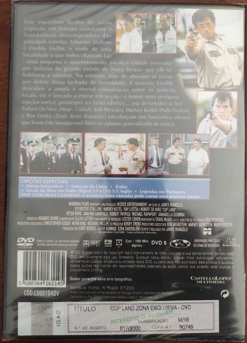 Copland - Zona Exclusiva - 1997 - DVD