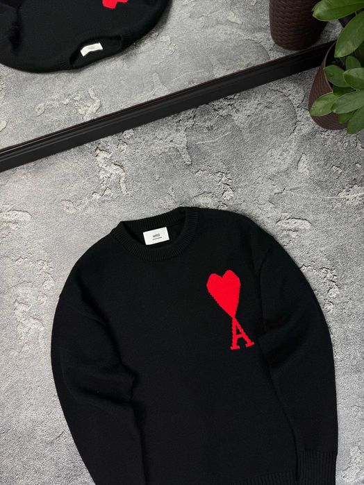 Базовий светр AMI Paris стильна кофта Ами Париж свитер светер АМІ