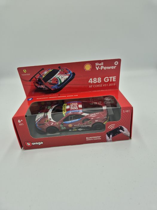 Kolekcjonerski model samochodu Bburago Ferrari 488 GTE shell