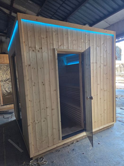 Sauna ogrodowa. Sauna wolno stojąca.