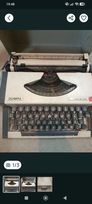 Vendo máquina de escrever em bom estado