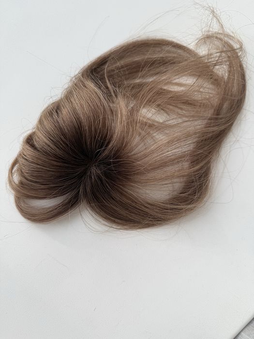 Накладка з натурального волосся , накладний чубчик, челка , парик